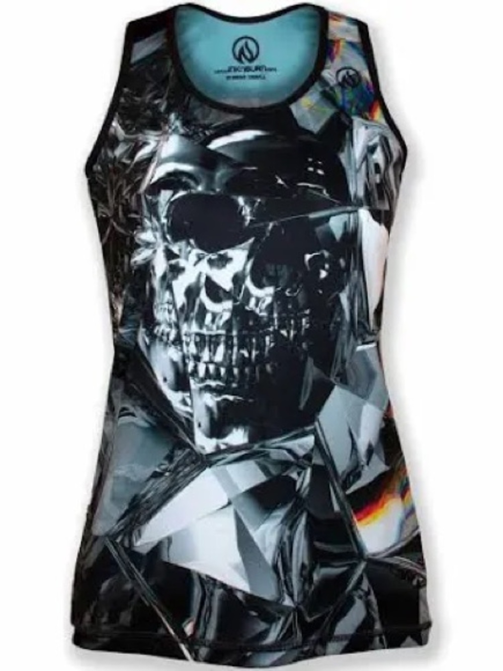 INKnBURN ‘Run Or Diamond’ Skull Tank